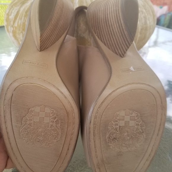 Vince Camuto Devona Leather Slingback Shoes sz 11W - Picture 5 of 8